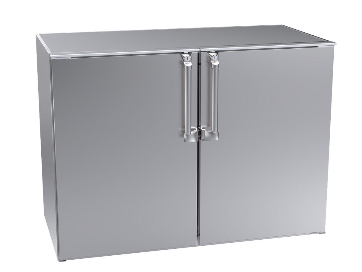 Krowne | 48" Wide 2 Door Remote Stainless Steel Reach-In Back Bar