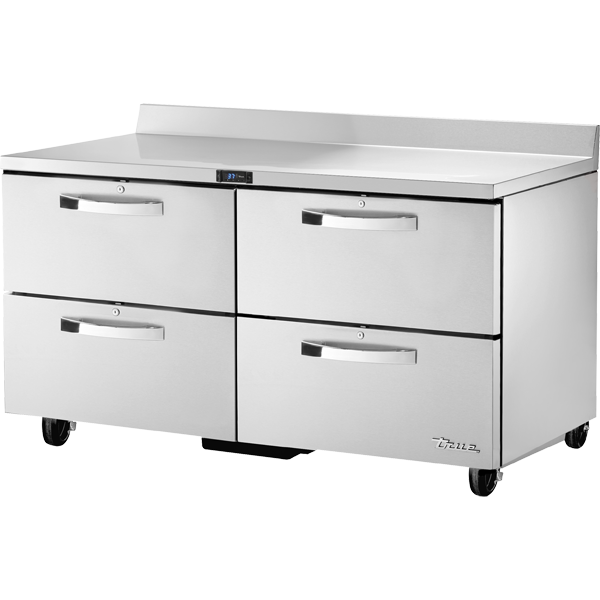 True TWT-60D-4-HC~SPEC3 | 60" Wide 4 Drawer Undercounter Refrigerator