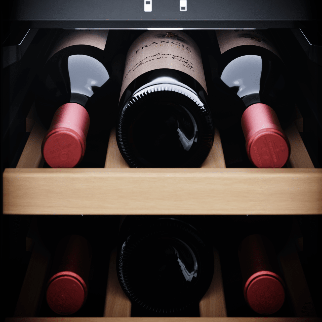 Dometic D154F | 24" Wide Dual Zone 154 Bottle Wine Fridge