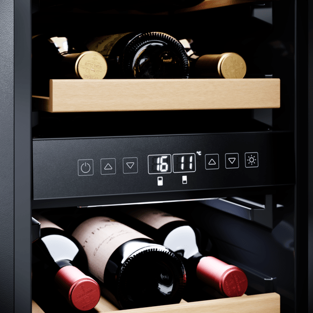 Dometic D18B | 12" Wide Dual Zone 18 Bottle Wine Fridge