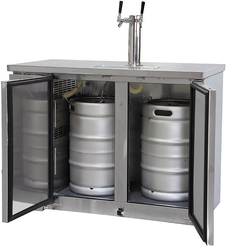 Kegco | 49" Wide Dual Tap Commercial Kegerator