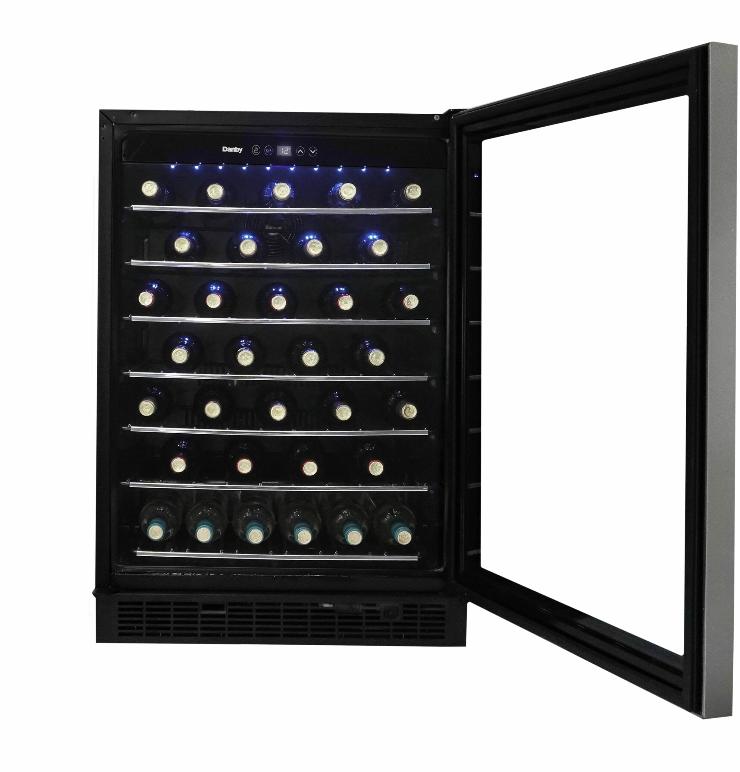 Danby DWC057A1BSS | 23.8" Wide Single Zone 60 Bottle Wine Fridge