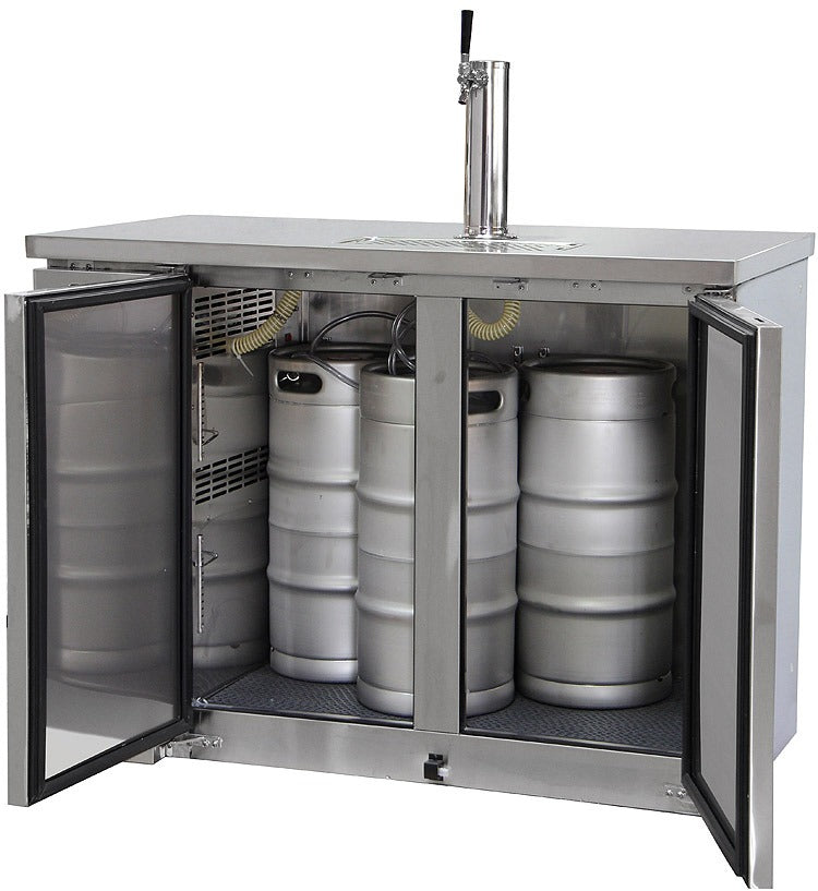 Kegco | 49" Wide Dual Tap Commercial Kegerator