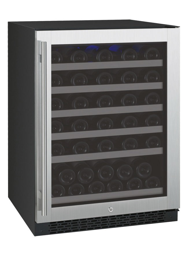 Allavino | 24" Wide Stainless Steel FlexCount ll Tru-Vino 56 Bottle Wine Fridge