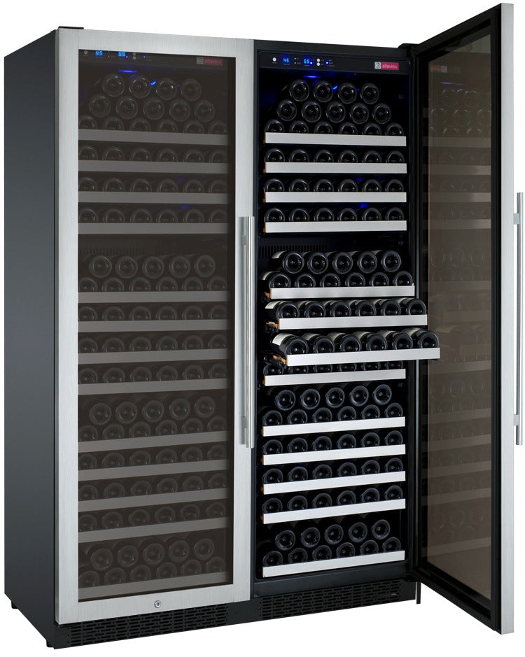 Allavino | 47" Wide Four Zone FlexCount ll Tru-Vino 354 Bottle Wine Fridge