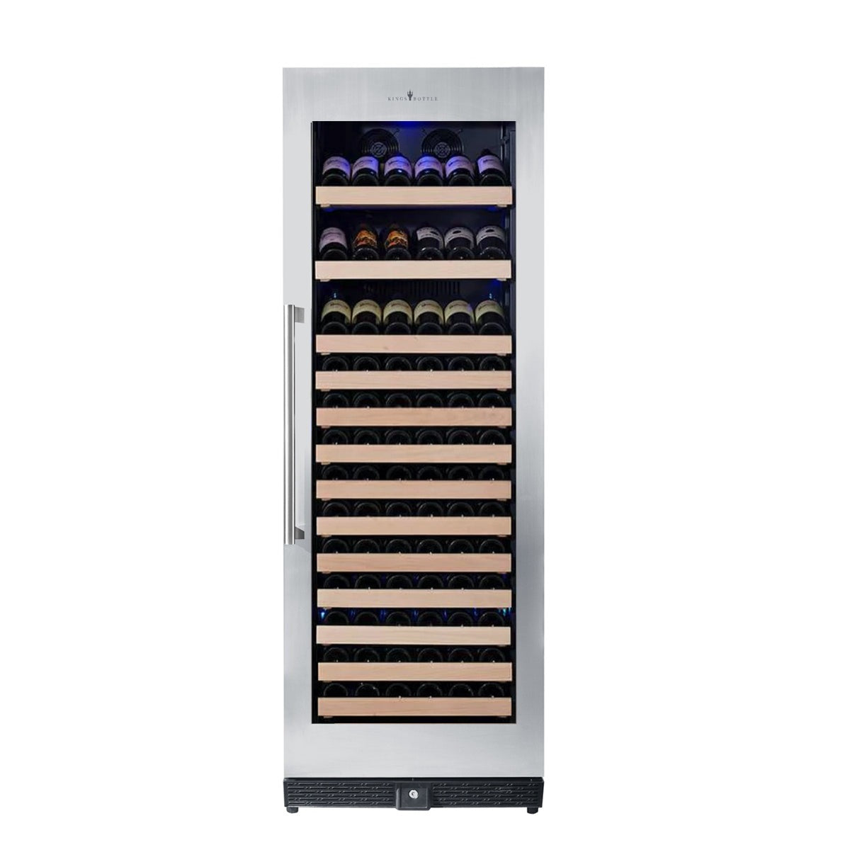 KingsBottle | 24" Wide Dual Zone 166 Bottle Wine Fridge