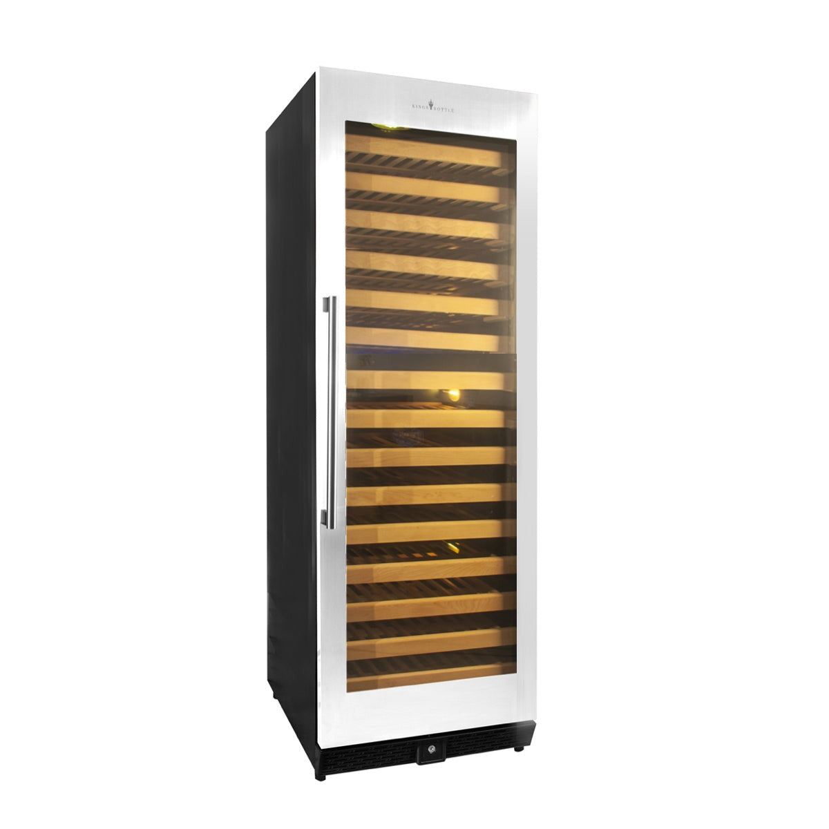 KingsBottle | 24" Wide Dual Zone 166 Bottle Wine Fridge