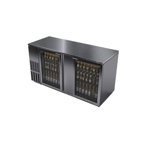 Fagor FBB-69GS-N | 70" Wide Stainless Steel 2 Door Back Bar