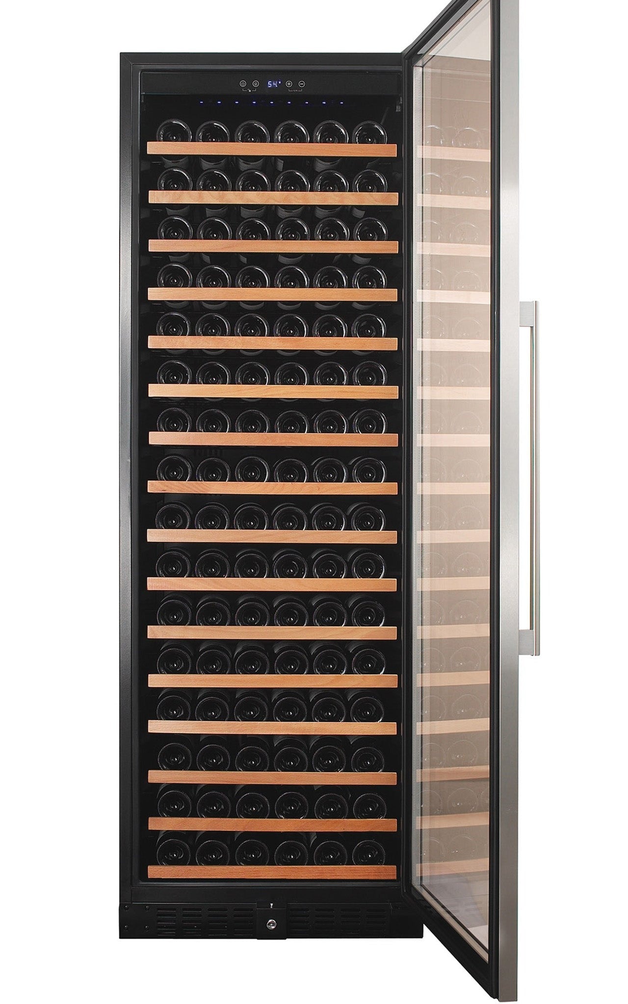 Smith&Hanks | 24” Wide Single Zone Stainless Steel 166 Bottle Wine Fridge