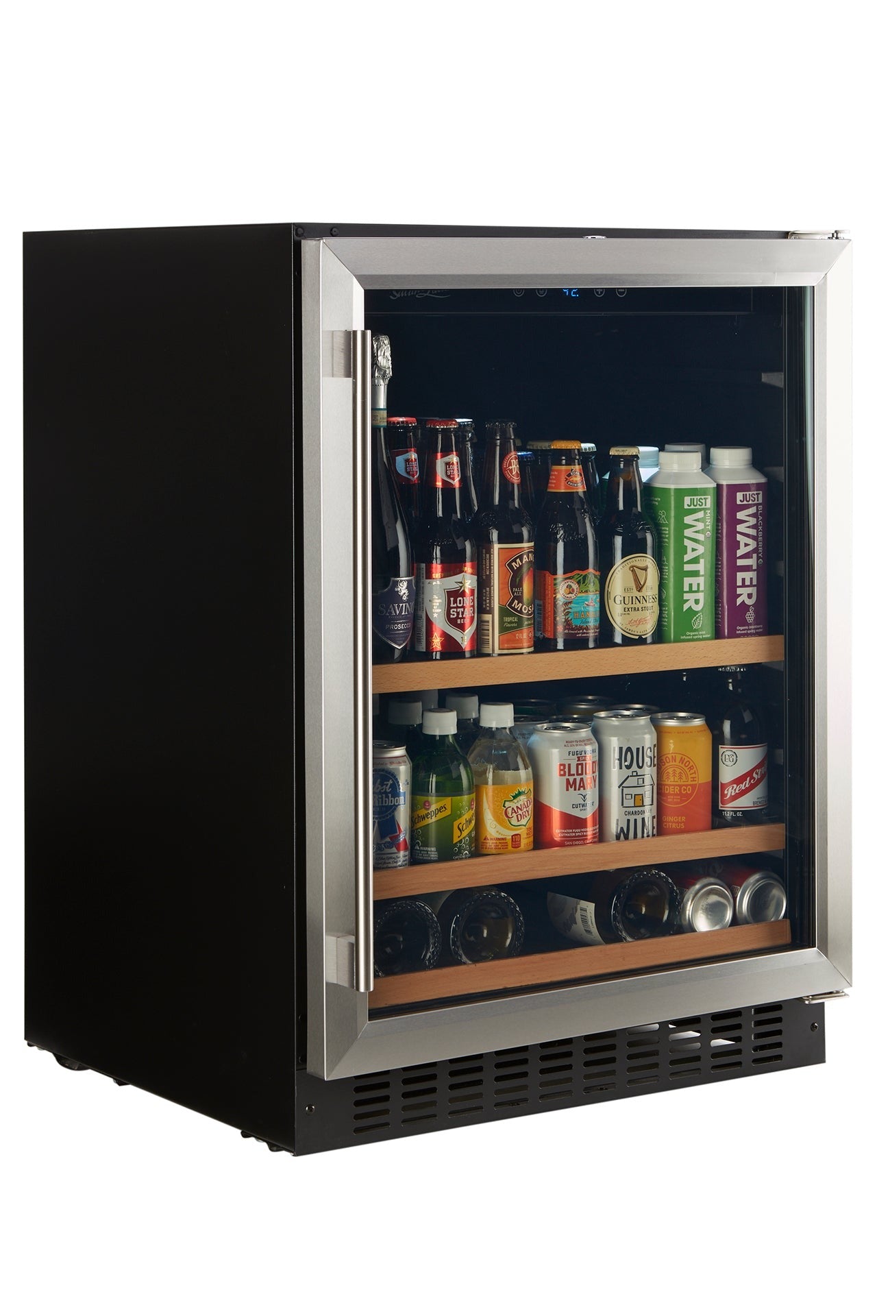 Smith&Hanks RE100012 | 24" Wide Single Zone Undercounter 176 Can Beverage Fridge