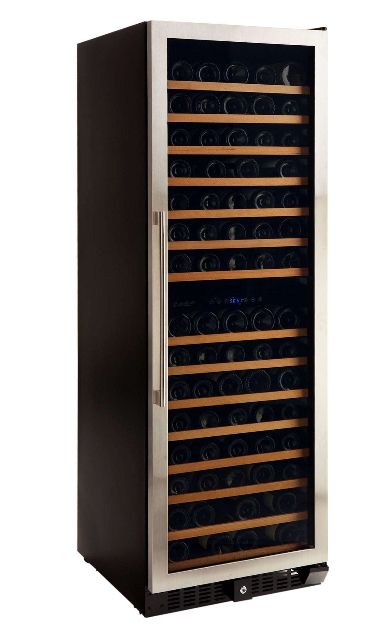 Smith&Hanks RE100041 | 24” Wide  Dual Zone Premium Stainless Steel 166 Bottle Wine Fridge