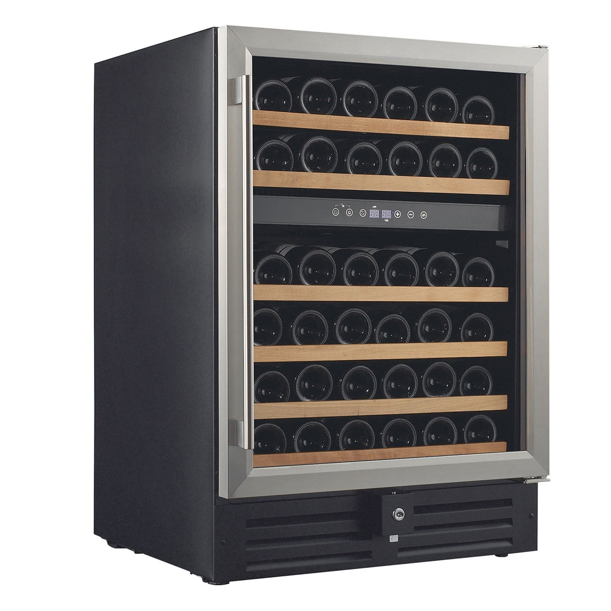 Smith&Hanks RE100002 | 24" Wide Dual Zone Undercounter 46 Bottle Wine Fridge