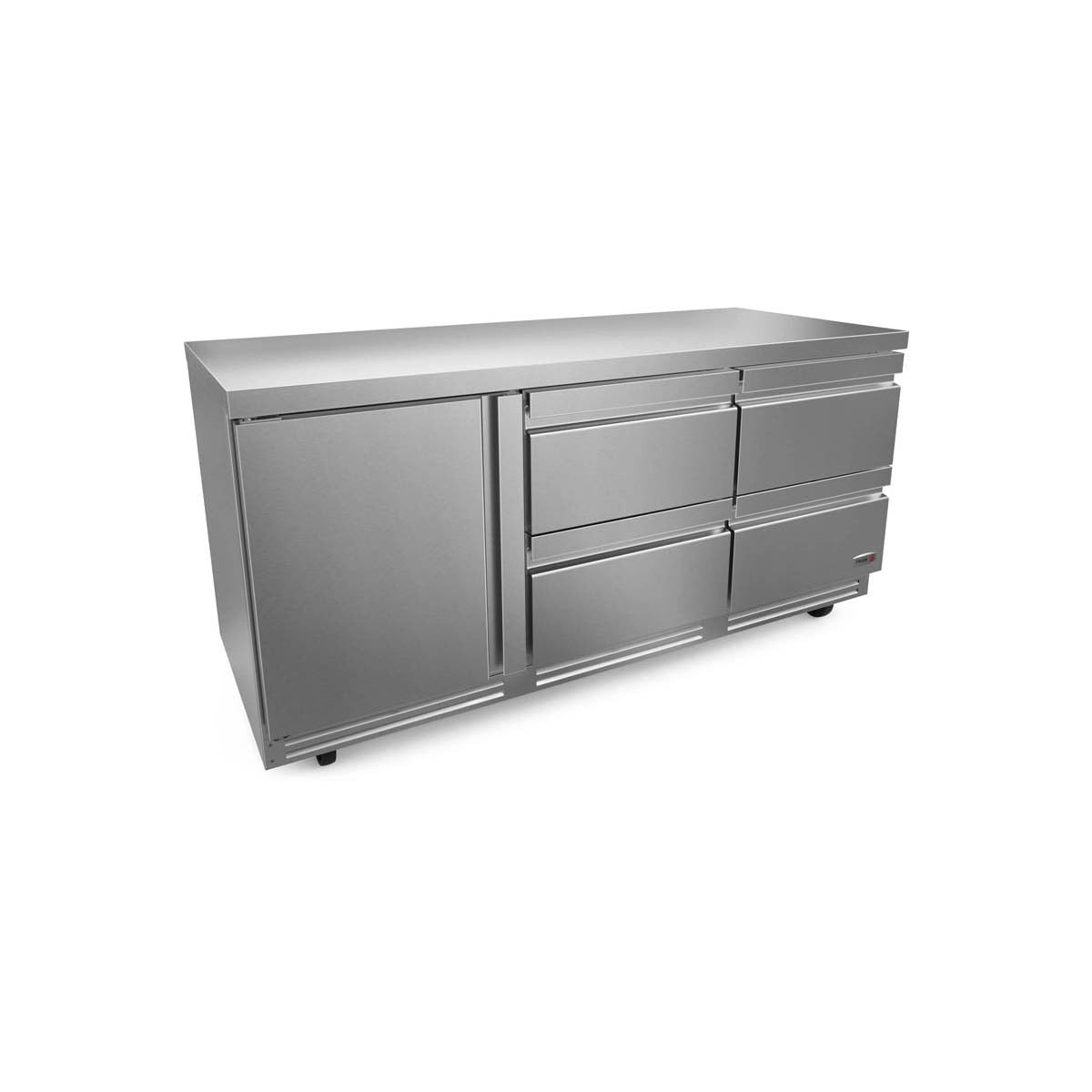 Fagor FUR-72-D4-N | 73" Wide 4 Drawer Undercounter Refrigerator