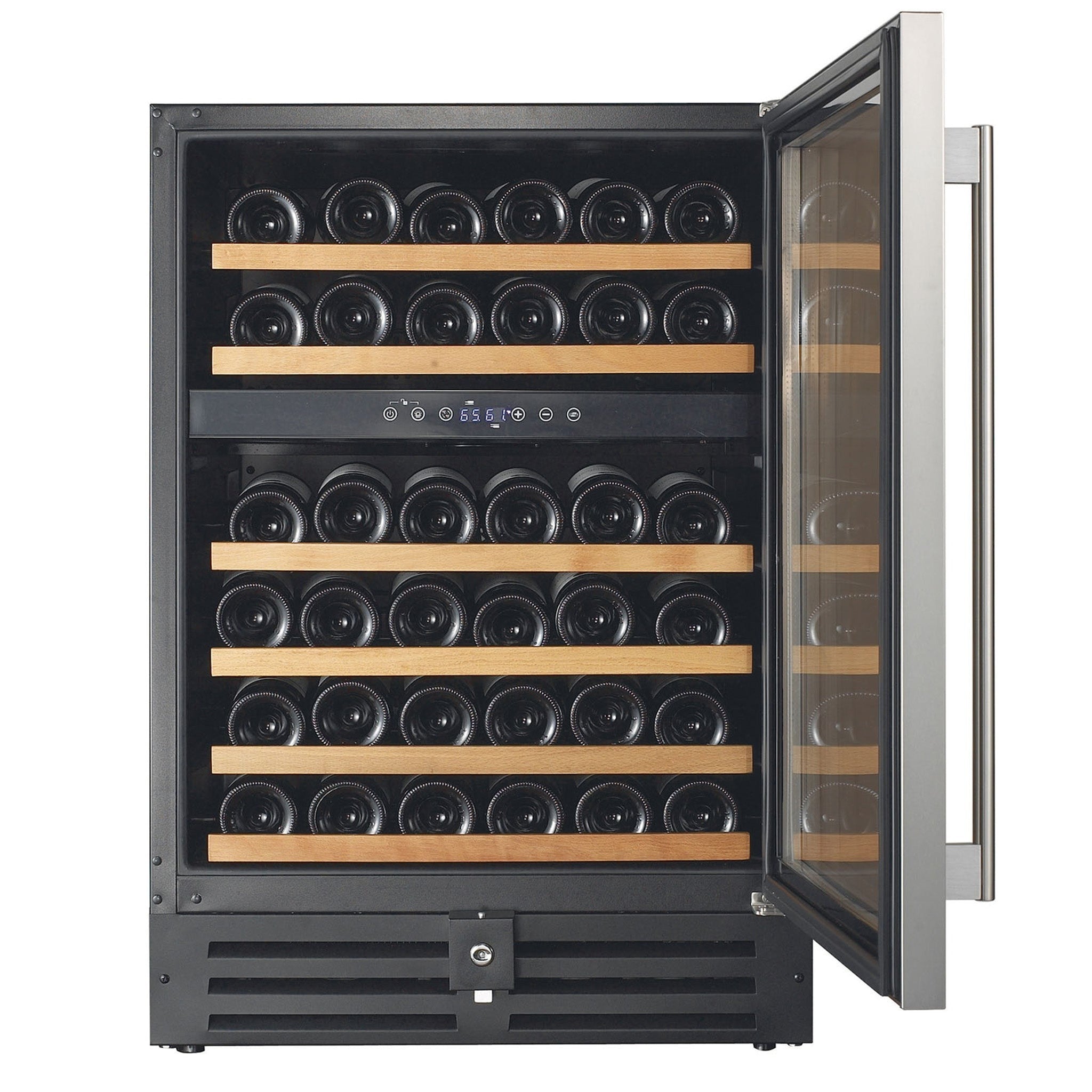 Smith&Hanks RE100002 | 24" Wide Dual Zone Undercounter 46 Bottle Wine Fridge