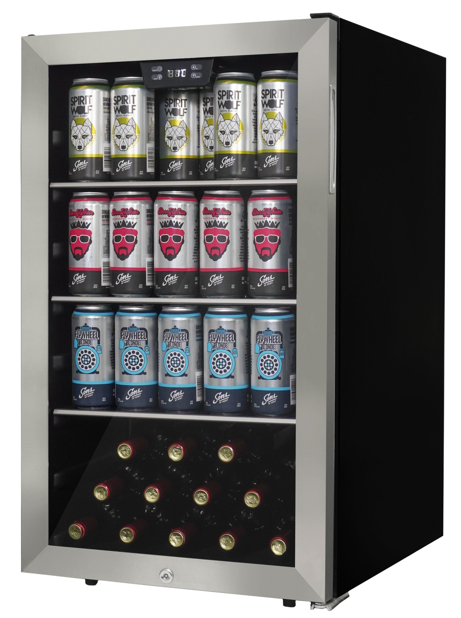 Danby DBC045L1SS | 18.9" Wide Stainless Steel 115 Can/12 Bottle Beverage Fridge