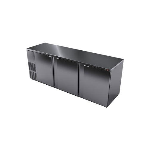 Fagor FBB-95S-N | 96" Wide Stainless Steel 3 Door Back Bar