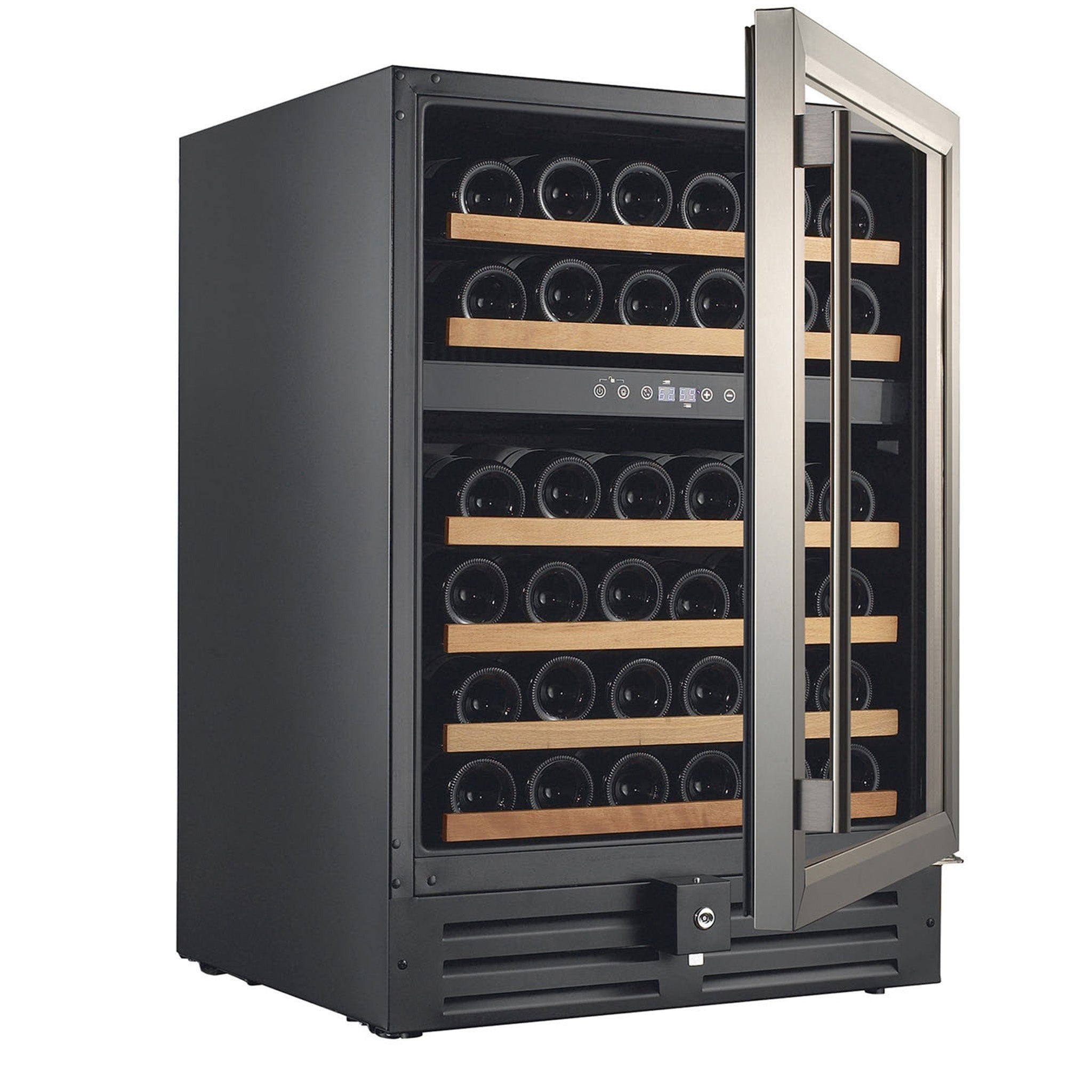 Smith&Hanks RE100002 | 24" Wide Dual Zone Undercounter 46 Bottle Wine Fridge