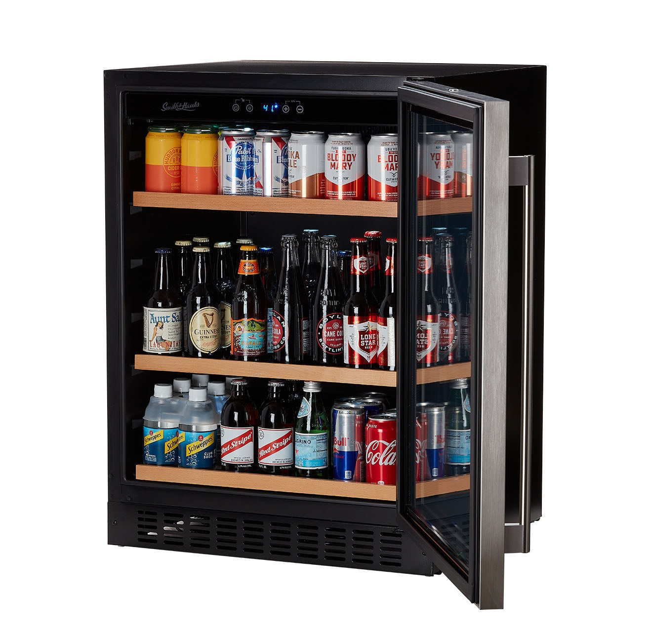 Smith&Hanks RE100012 | 24" Wide Single Zone Undercounter 176 Can Beverage Fridge