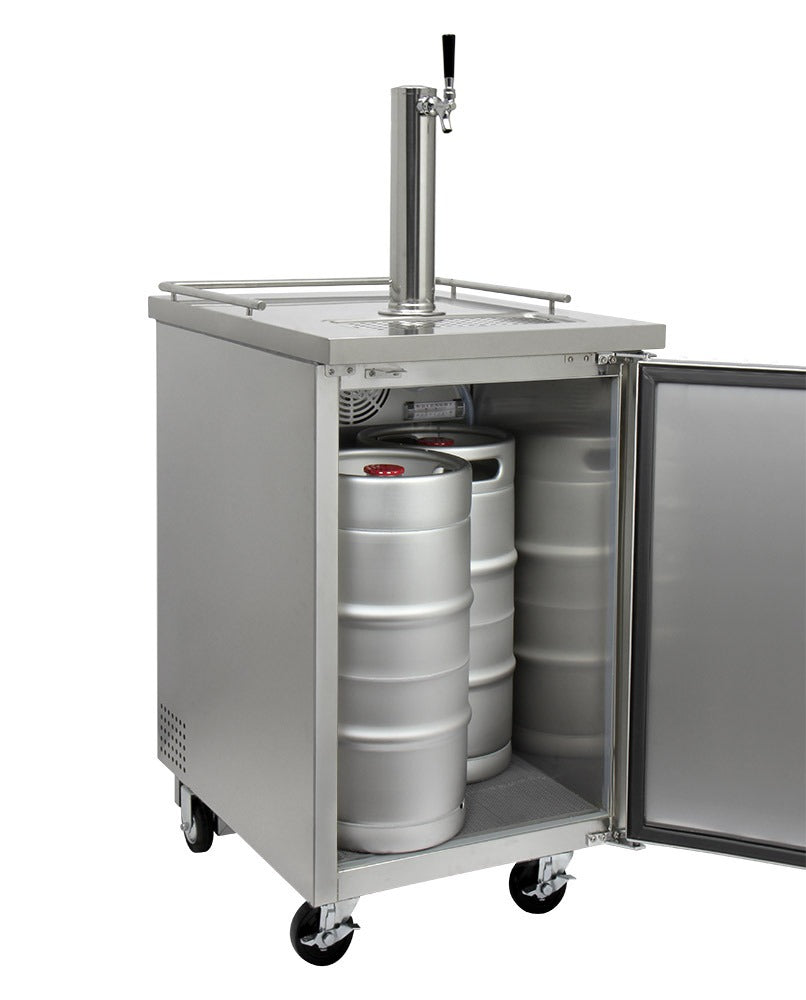 Kegco | 24" Wide Stainless Steel Commercial Kegerator