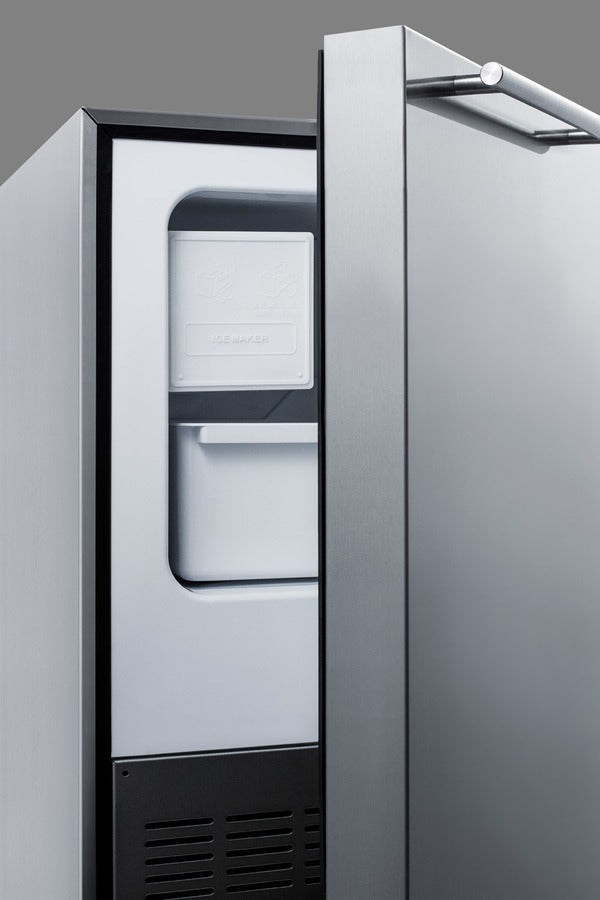 SUMMIT BIM25H34 | 34" Tall ADA Compliant Drain-Free Icemaker