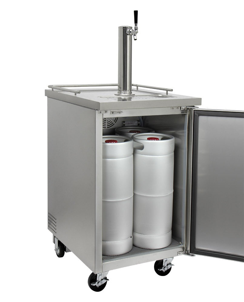 Kegco | 24" Wide Stainless Steel Commercial Kegerator