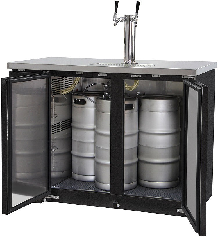 Kegco | 49" Wide Dual Tap Commercial Kegerator