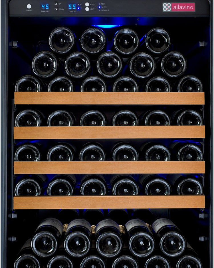 Allavino | 24" Wide Single Zone FlexCount ll Tru-Vino 177 Bottle Wine Fridge