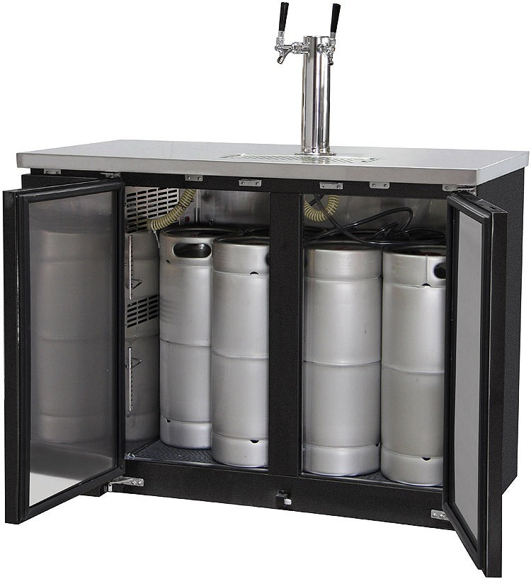 Kegco | 49" Wide Dual Tap Commercial Kegerator