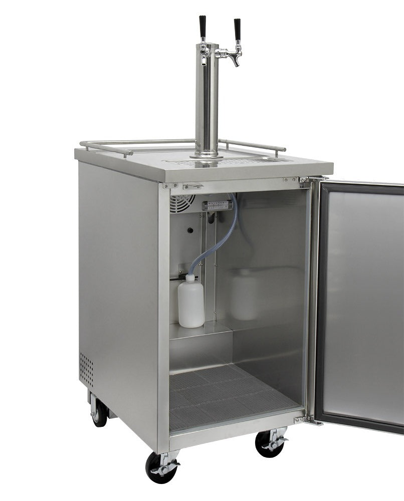 Kegco | 24" Wide Stainless Steel Commercial Kegerator