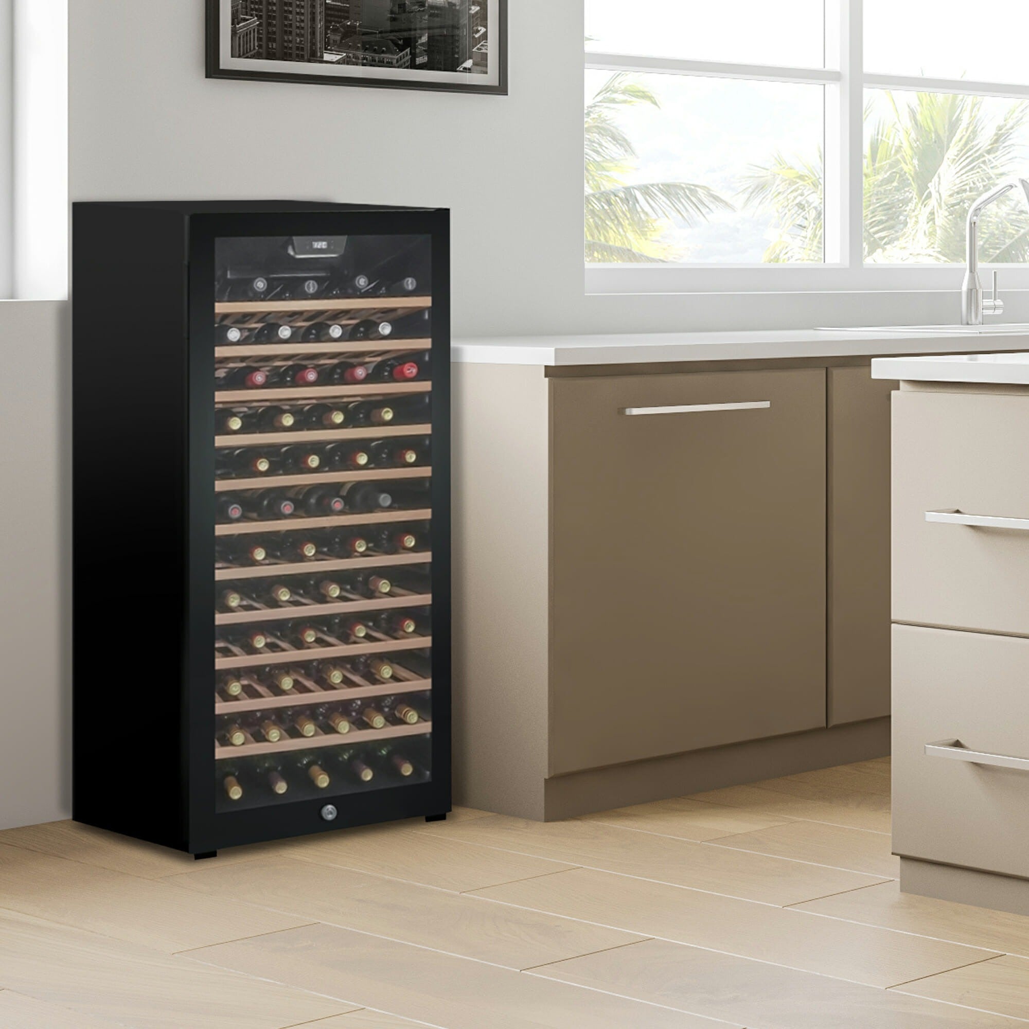 Danby DWC94L1B | 21.6" Wide Single Zone 94 Bottle Wine Fridge