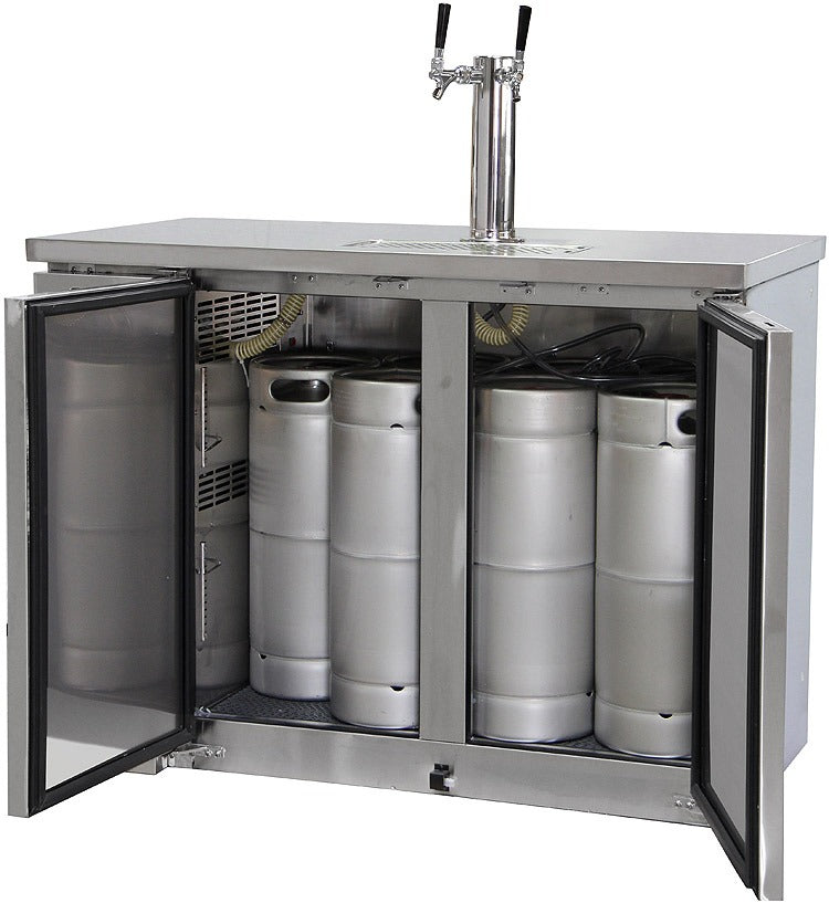 Kegco | 49" Wide Dual Tap Commercial Kegerator