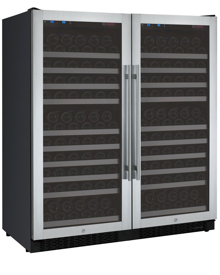 Allavino 2X-VSWR128-1S20 | 47" Wide Dual Zone FlexCount ll Tru-Vino 256 Bottle Wine Fridge