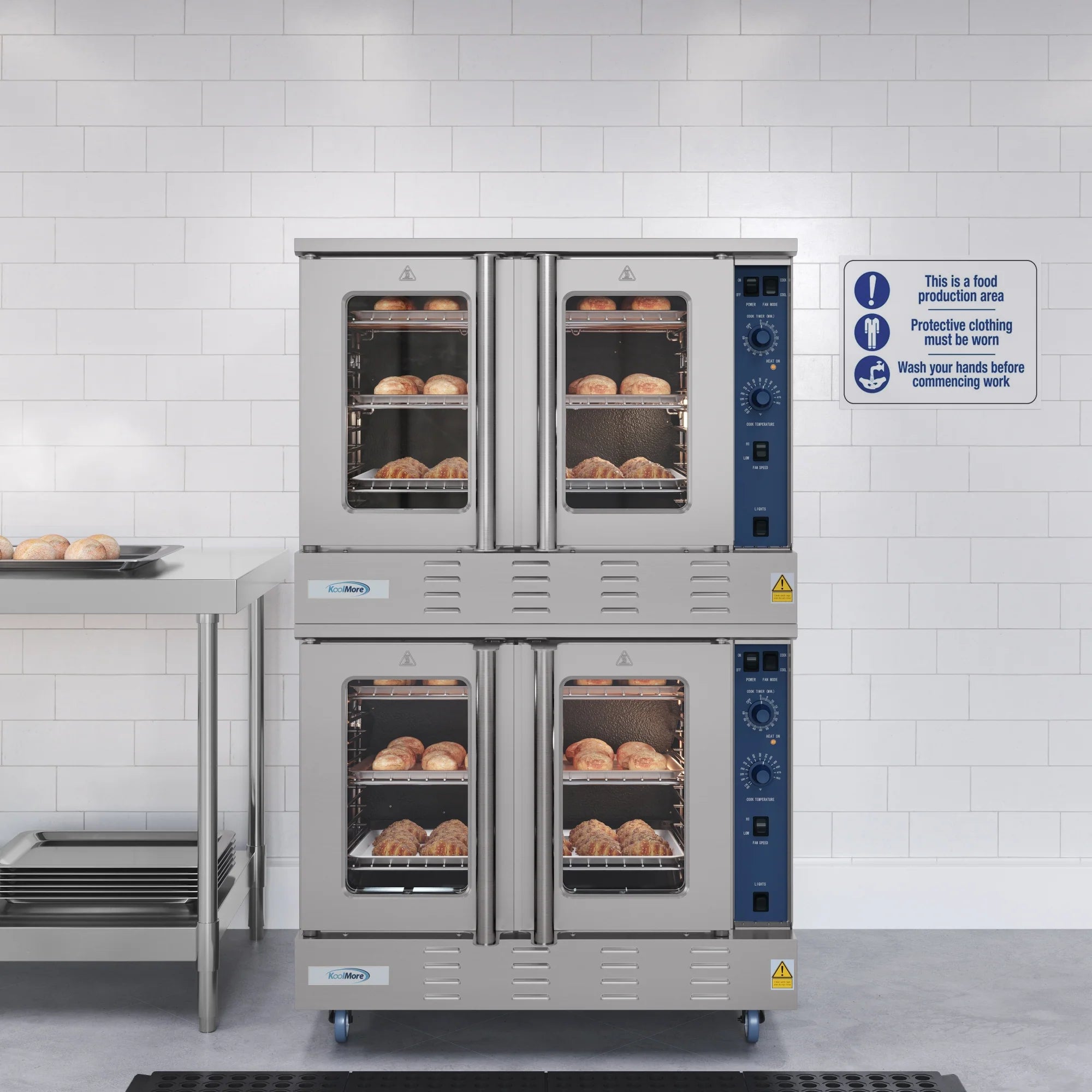 Koolmore 38" Wide Full Size Liquid Propane Double Convection Oven