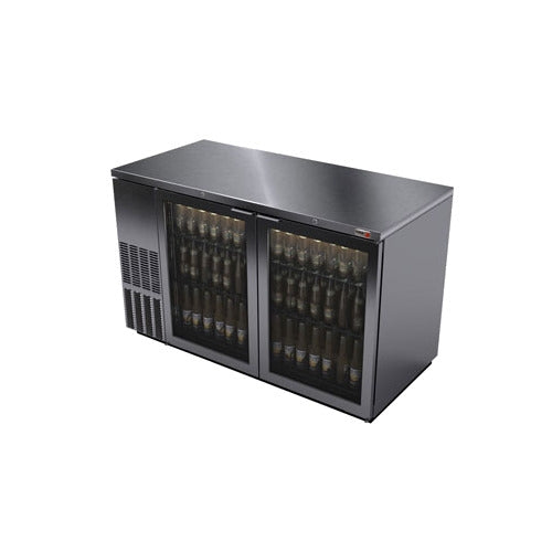 Fagor FBB-59GS-N | 60" Wide Stainless Steel 2 Door Back Bar