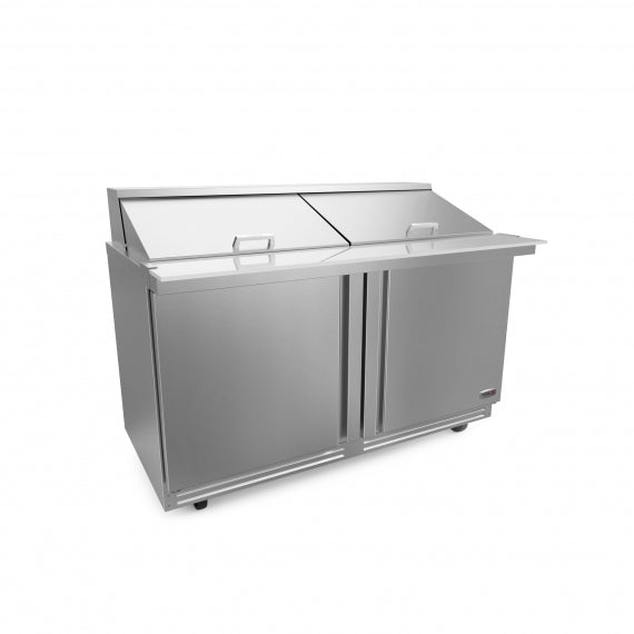 Fagor FMT-60-24-N | 60" Wide 2 Door Mega Top Sandwich Prep Table