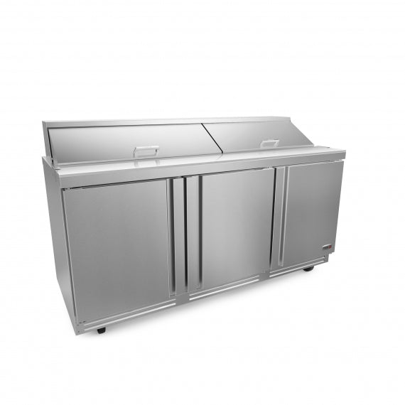 Fagor FST-72-18-N | 73" Wide 3 Door Sandwich Prep Table