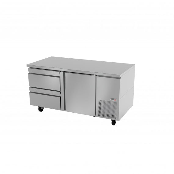 Fagor SUR-67-D2 | 68" Wide 2 Drawer Undercounter Refrigerator