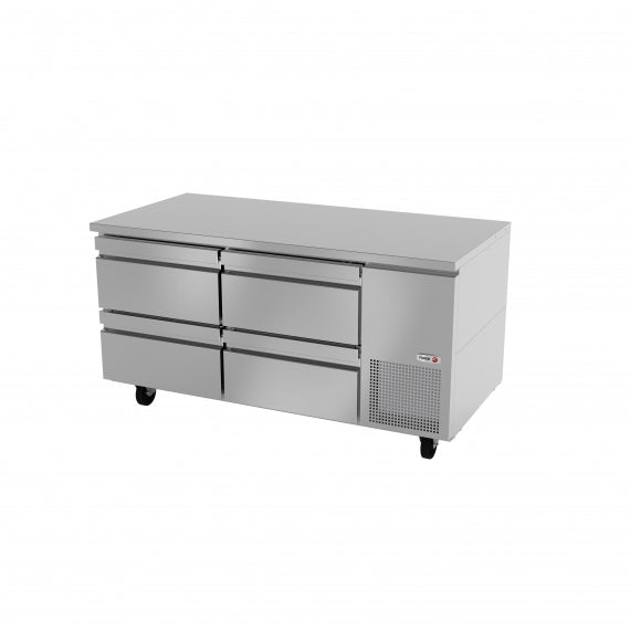 Fagor SUR-67-D4 | 68" Wide 4 Drawer Undercounter Refrigerator