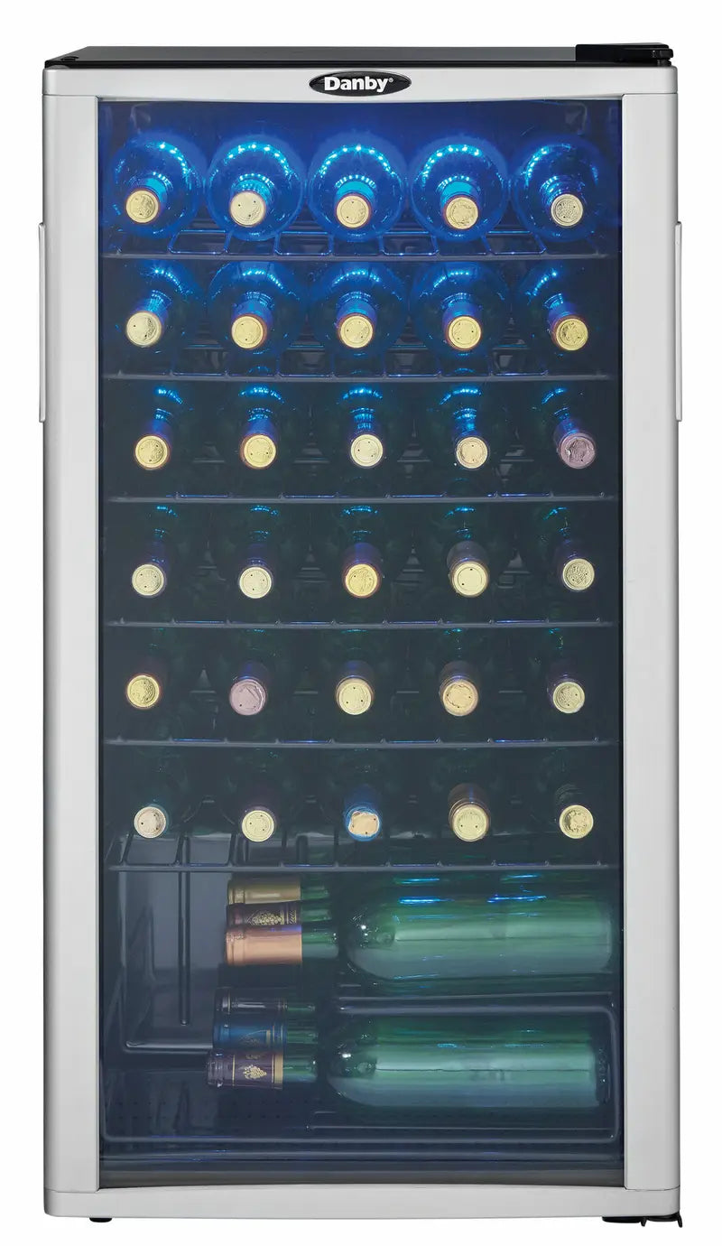 Danby DWC350BLP | 17.5" Wide Platinum 36 Bottle Wine Fridge