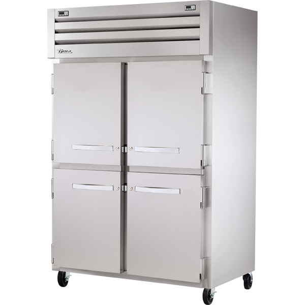 True STG2DT-4HS | 53" Wide 4 Door Reach-In Dual Temp Refrigerator/Freezer Combo