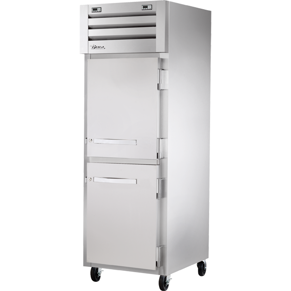 True STA1DT-2HS-HC | 28" Wide 2 Door Reach-In Dual Temp Refrigerator/Freezer Combo