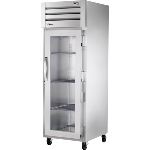 True STA1F-1G-HC | 28" Wide 1 Glass Door Top Mount Reach-In Freezer