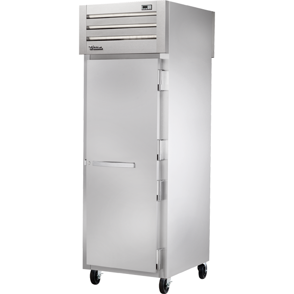 True STA1RPT-1S-1S-HC | 28" Wide 2 Solid Door Top Mount Pass-Thru Refrigerator