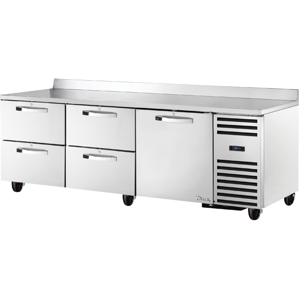True TWT-93D-4-HC~SPEC3 | 93" Wide 4 Drawer Undercounter Refrigerator
