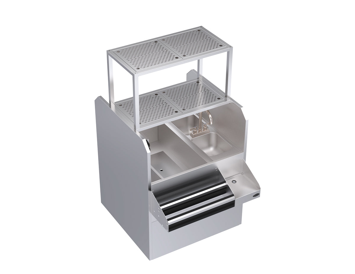 Krowne Royal Series | Pass-Thru Workstation w/ Cold Plate