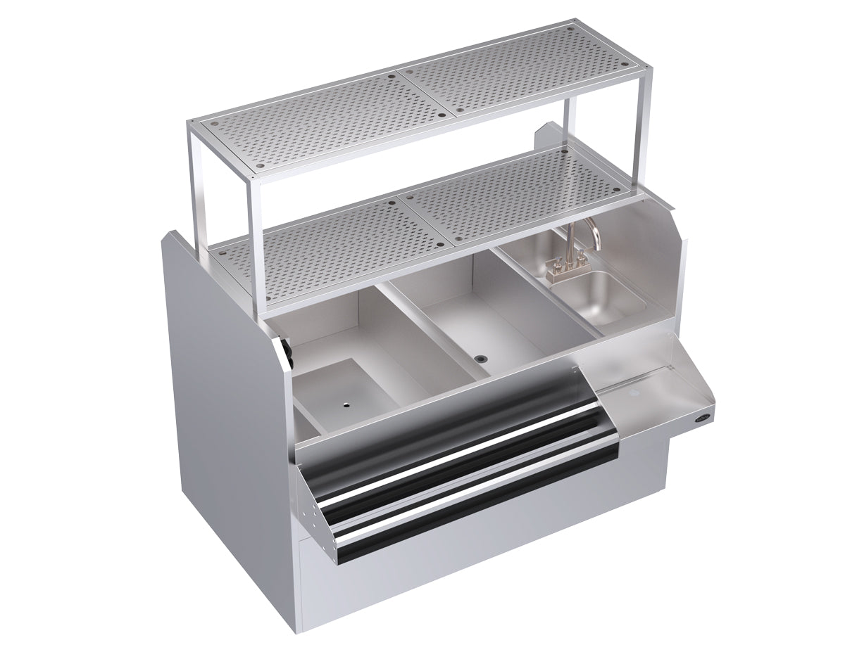 Krowne Royal Series | Pass-Thru Workstation w/ Cold Plate