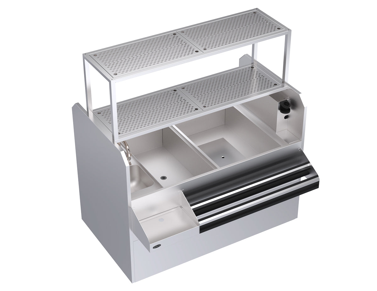 Krowne Royal Series | Pass-Thru Workstation w/ Cold Plate