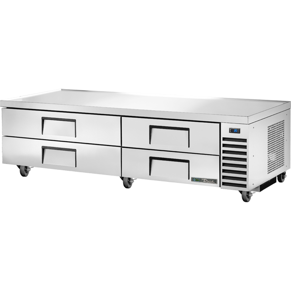 True TRCB-82-HC | 82" Wide 4 Drawer Chef Base Refrigerator