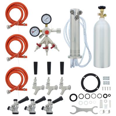 Zephyr PRKFK-03SSC | Kegerator Triple Tap Kit