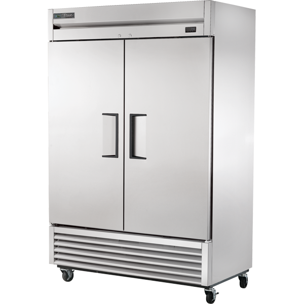 True | 54" Wide 2 Door Bottom Mount Reach-In Refrigerator